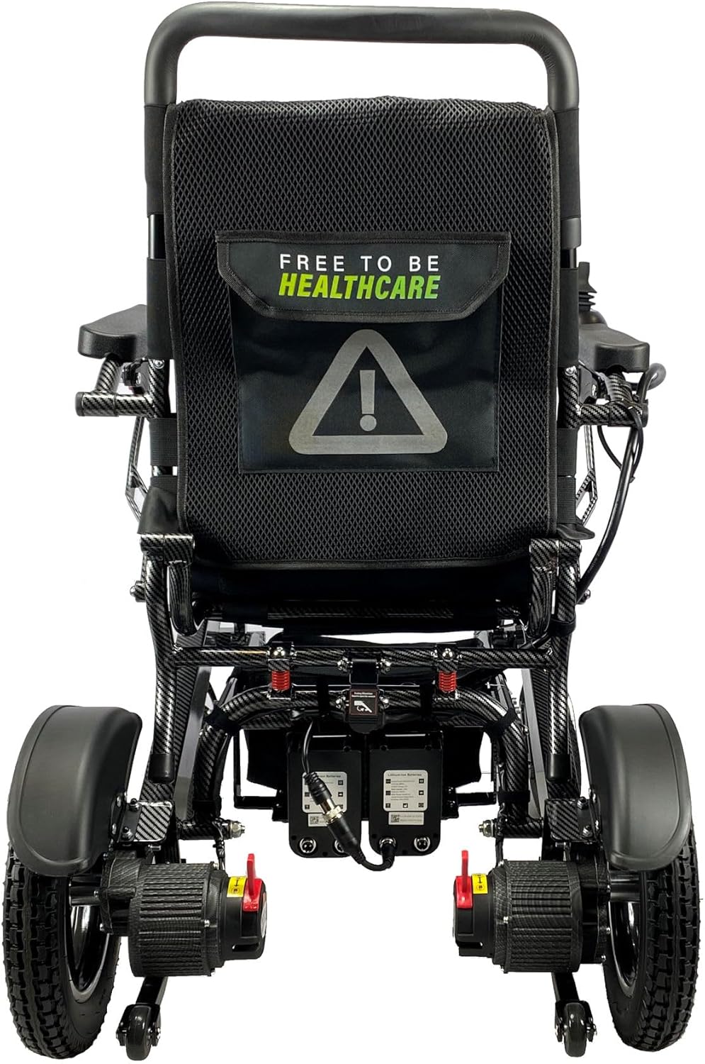 Heavy Duty Foldable Electric Wheelchair with 700W Dual Motors, Aluminium Frame, 2 Batteries, 150kg Capacity
