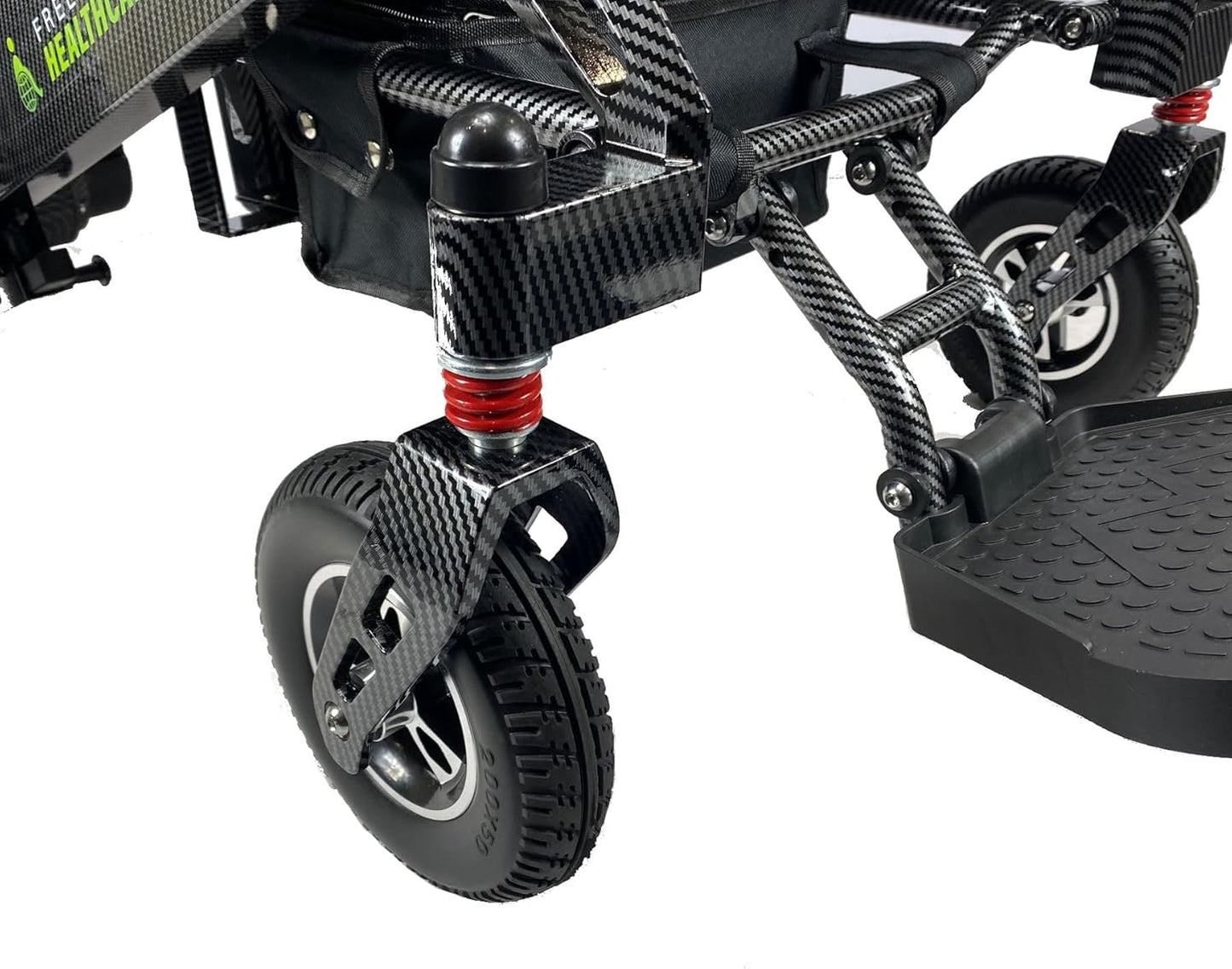 Heavy Duty Foldable Electric Wheelchair with 700W Dual Motors, Aluminium Frame, 2 Batteries, 150kg Capacity