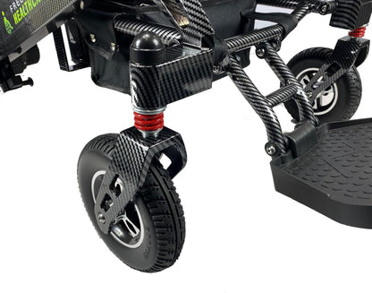 Heavy Duty Foldable Electric Wheelchair with 700W Dual Motors, Aluminium Frame, 2 Batteries, 150kg Capacity