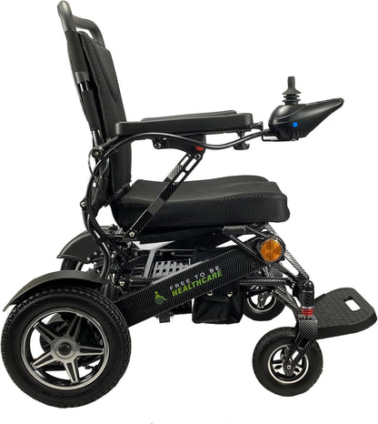Heavy Duty Foldable Electric Wheelchair with 700W Dual Motors, Aluminium Frame, 2 Batteries, 150kg Capacity