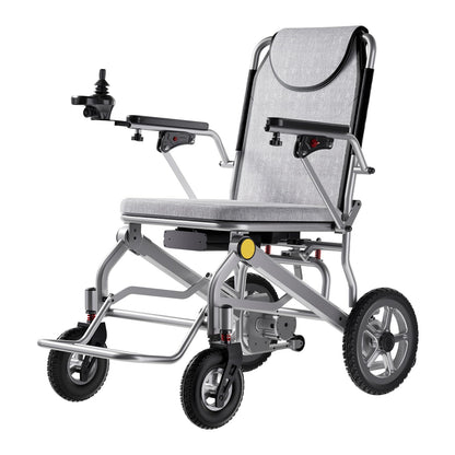 Electric Wheelchair – Lightweight Foldable - 38 lbs, Long Range with Removable Lithium Battery, All-Terrain Motorized, Airline Approved