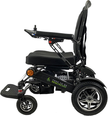 Heavy Duty Foldable Electric Wheelchair with 700W Dual Motors, Aluminium Frame, 2 Batteries, 150kg Capacity